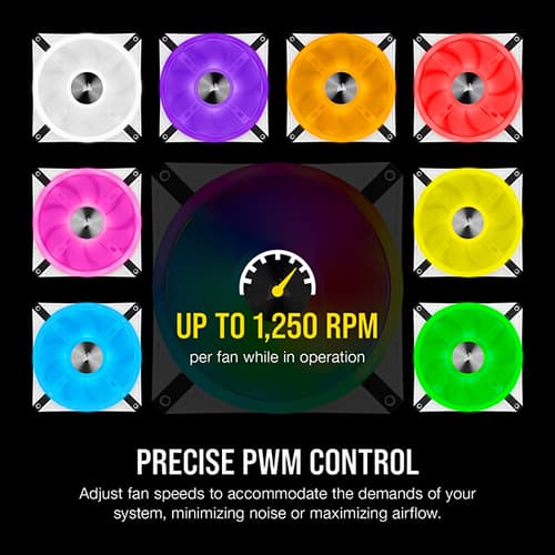 Corsair ICUE QL140 RGB White Cabinet Fan (Single Pack)
